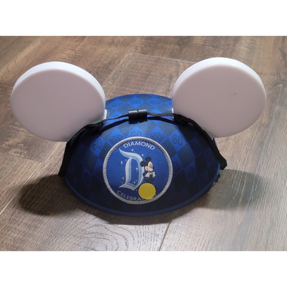 DisneyParks Disneyland 60th Anniversary Diamond Celebration Mickey Ear Hat Youth